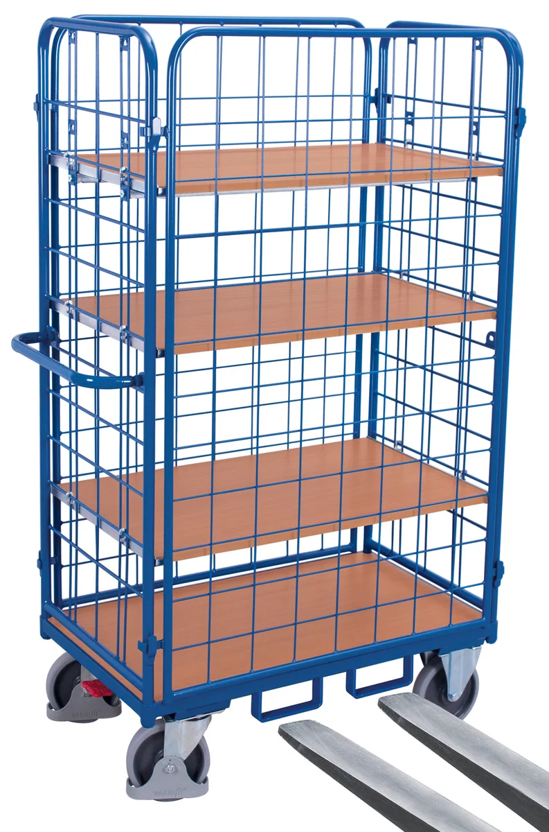 Príplatok za vrecká pre VZV 200 × 100 mm (modrá RAL 5010) VARIOfit zsw-000.210 - hlavný pohľad