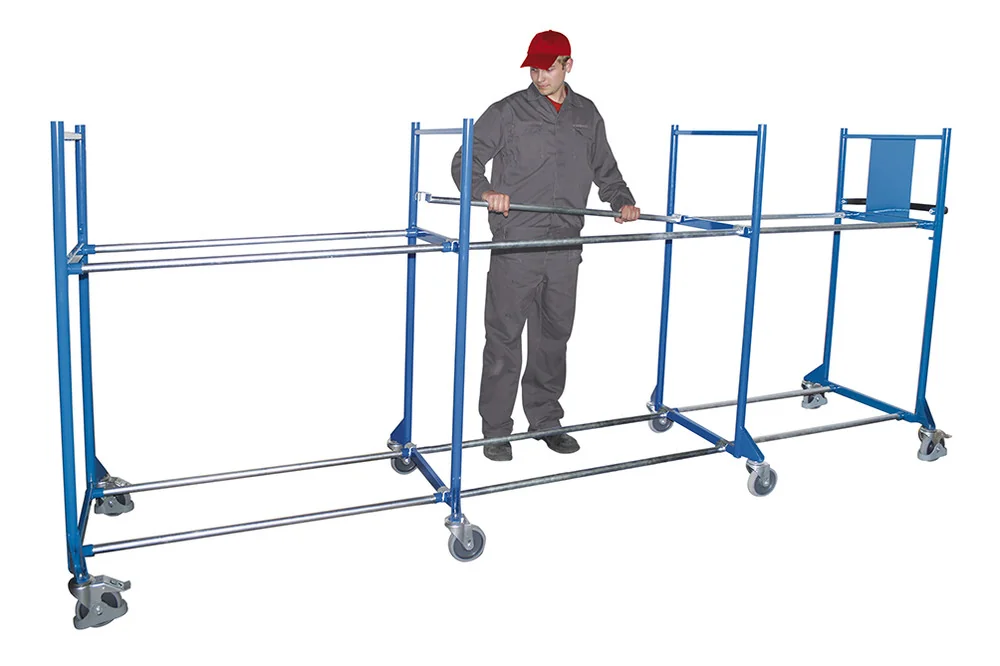 Rozširovacia rúrka pre regál a vozík na pneumatiky - 1220 mm VARIOfit zsw-646.008 - detail vyhotovenia a rámu