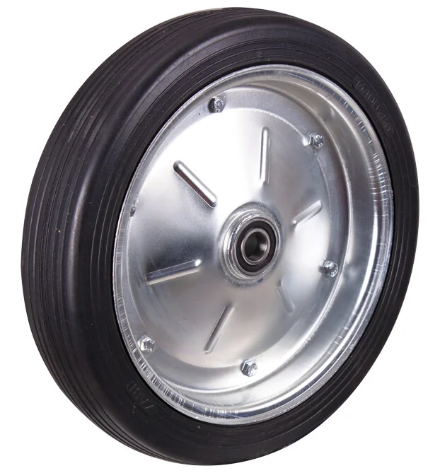 Samostatné koleso 400 × 80 mm - plná guma VARIOfit ebg-400.008 - hlavný pohľad