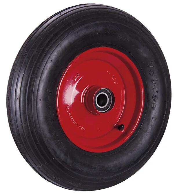 Samostatné nafukovacie koleso 400 × 100 mm - drážkový profil VARIOfit lug-400.008 - hlavný pohľad