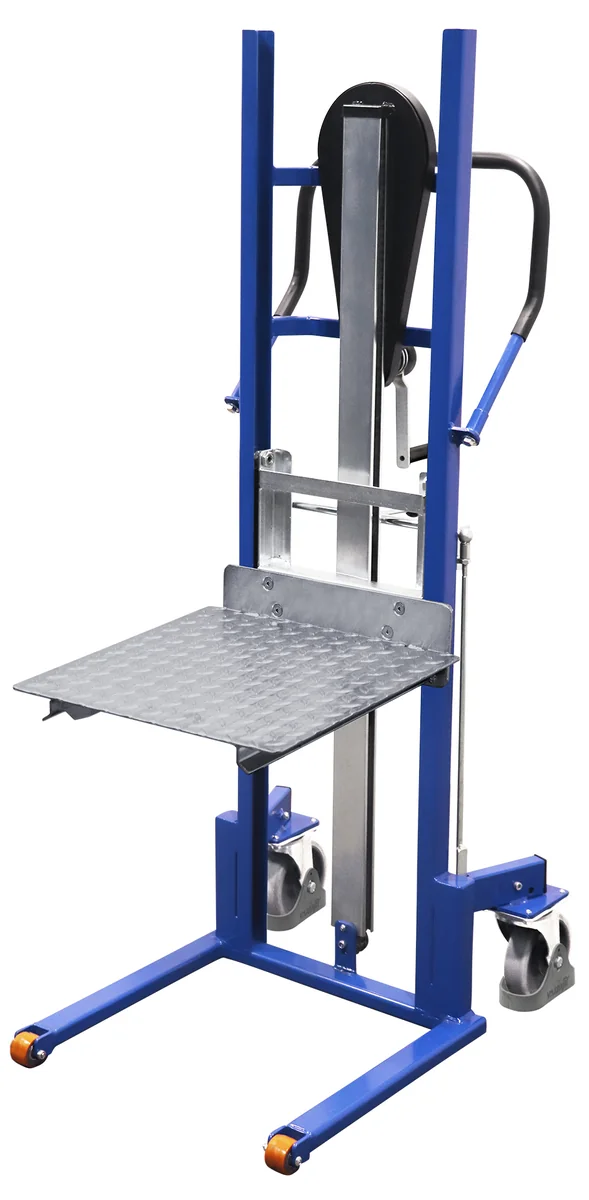 Zdvihák materiálu, plošina, sg-154.017, 250 kg, kolesá 160 mm, VARIOFIT