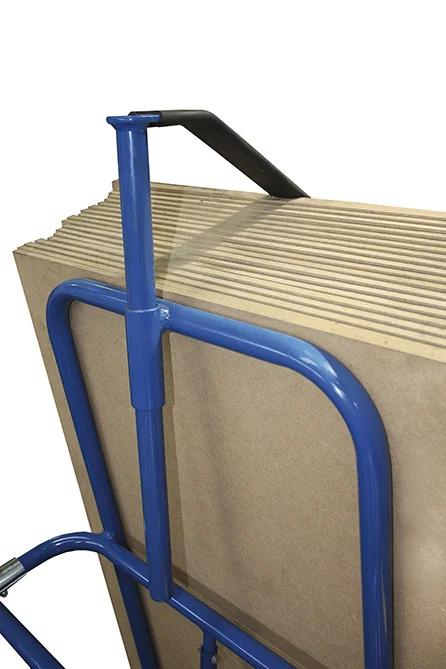 Rudla na doskový materiál s pridržiavačom, plné kolesá 260 mm, 250 kg, sk-710.046, VARIOFIT