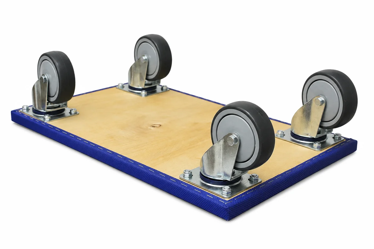 Sťahovací podvozok Möbelhund 600x300 mm, 300 kg, protišmykový povrch, TPE sivá, mh-935.020, VARIOFIT