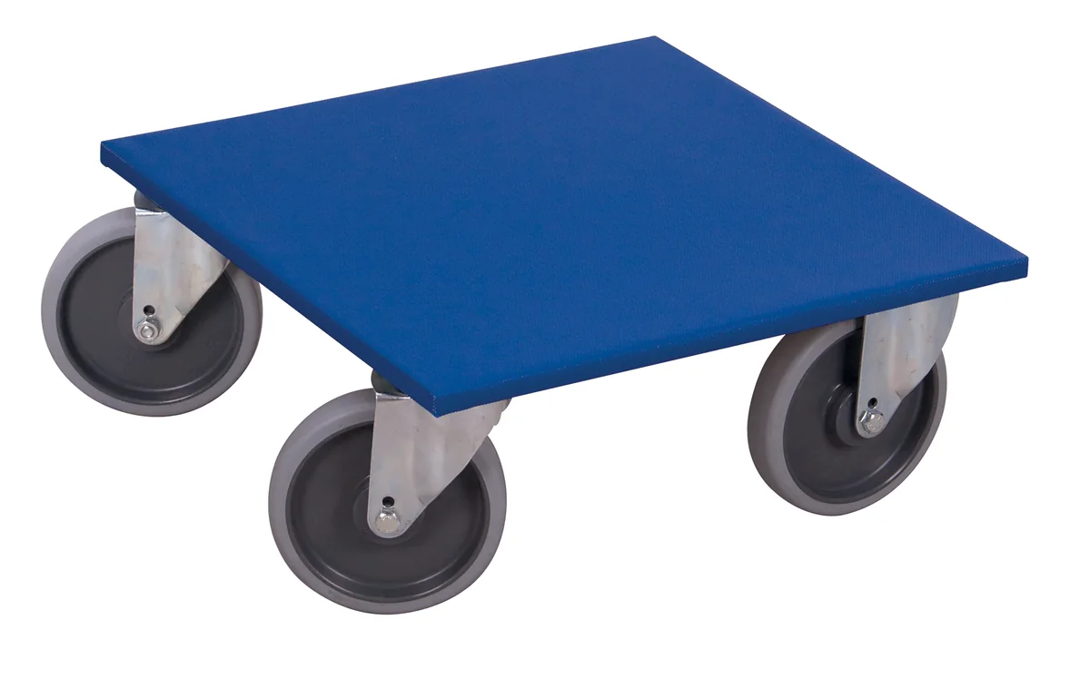 Ťažkotonážny sťahovací podvozok Möbelhund 600x600 mm, 750 kg, protišmykový, TPE 200 mm, mh-950.003, VARIOFIT