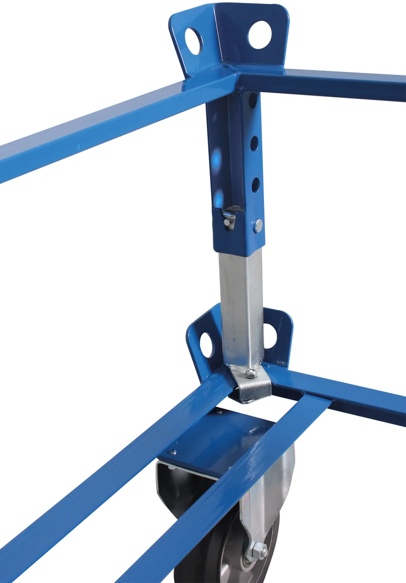 Výškovo nastaviteľný rám pre podvozok pre paletu zsw-870.101 VARIOFIT, 810 x 610 mm