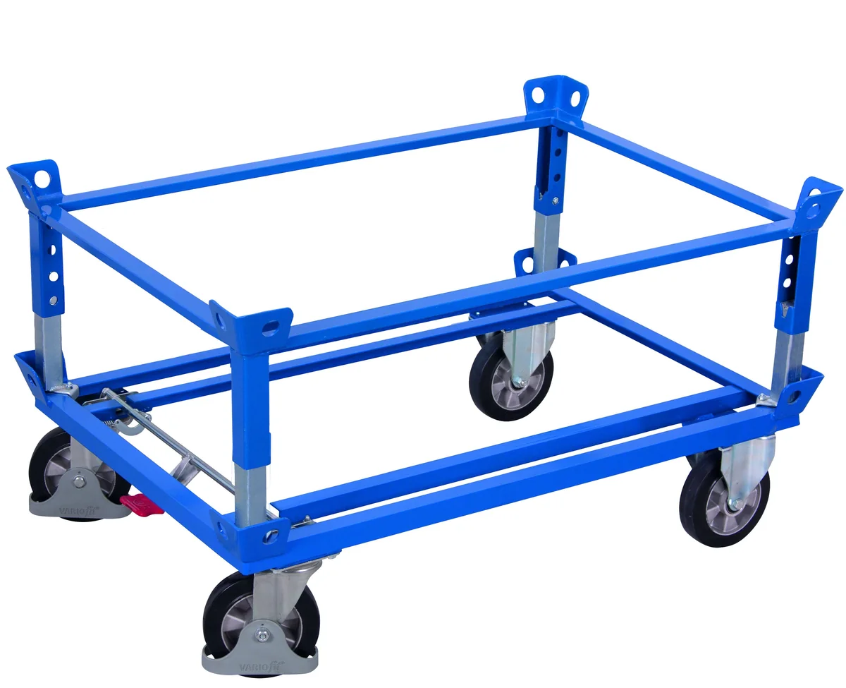 Výškovo nastaviteľný rám pre podvozok pre paletu zsw-870.102 VARIOFIT, 1010 x 810 mm