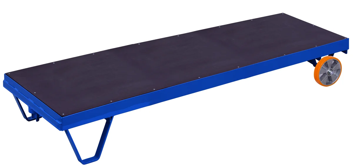 Pojazdná plošina s 2 kolesami, zu-1151 VARIOFIT, 3290 x 800 mm, 3000 kg