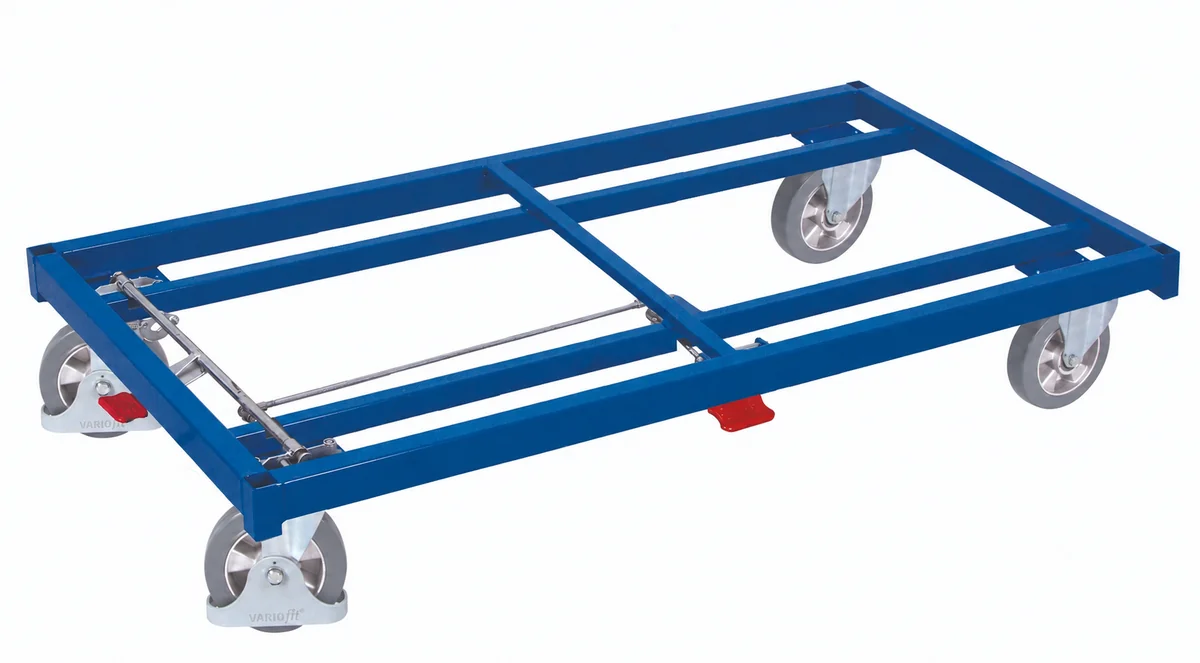 Vysokozáťažový plošinový vozík, 2080 x 880 mm, nosnosť 1200 kg, zu-1230 VARIOFIT