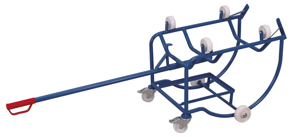 Vyklápací stáčací stojan na 200 l sudy, 250 kg, 4 kolieska, zu-3201, VARIOFIT