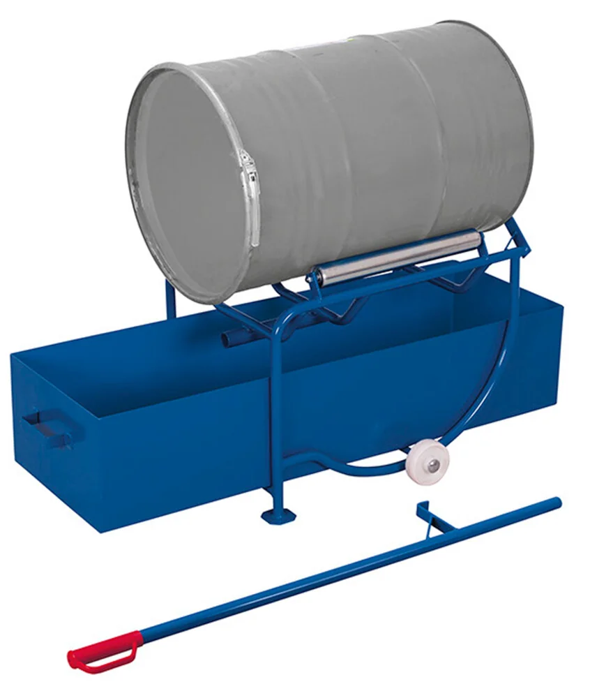 Vyklápací stáčací stojan na 200 l sudy, 250 kg, vaňa 203 l, zu-3203, VARIOFIT