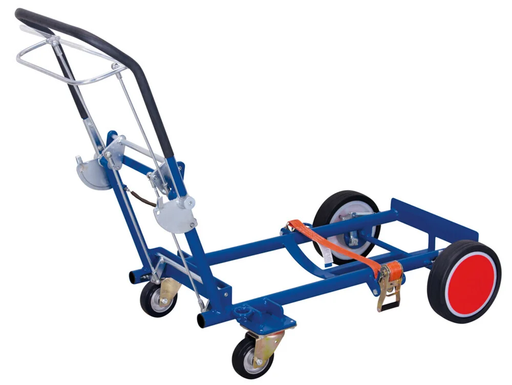 Vozík na 60 a 200 l sudy, 250 kg, samočinná brzda, zu-3344, VARIOFIT
