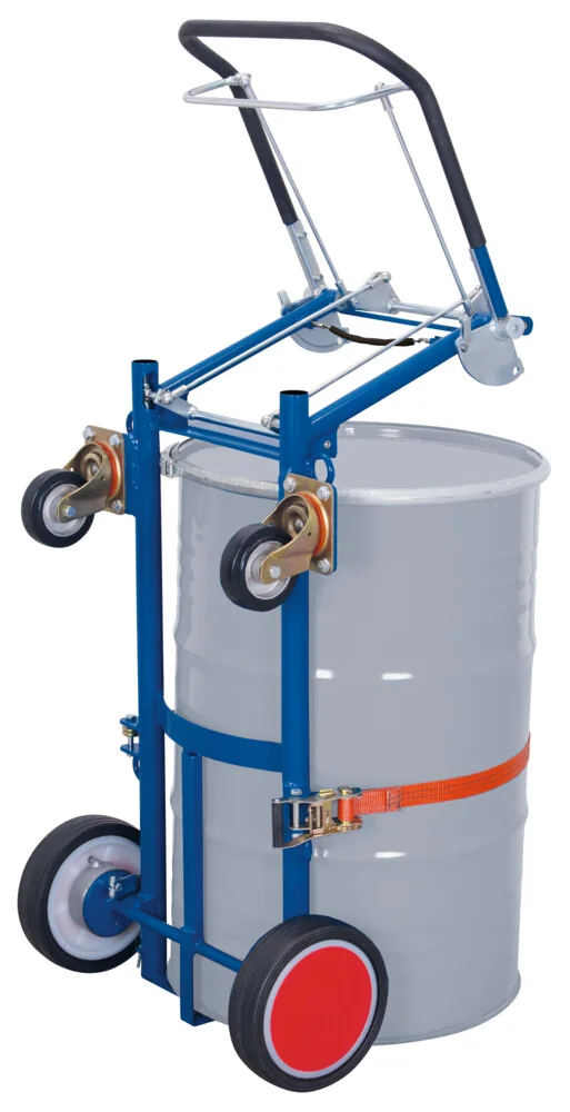 Vozík na 60 a 200 l sudy, 250 kg, samočinná brzda, zu-3344, VARIOFIT